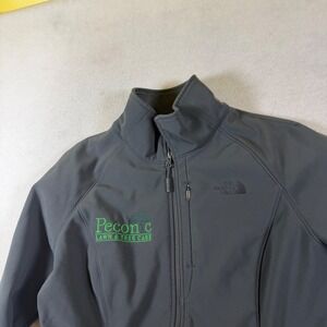 The North Face Womens Apex Bionic Softshell Jacket Gray Full Zip Size Medium